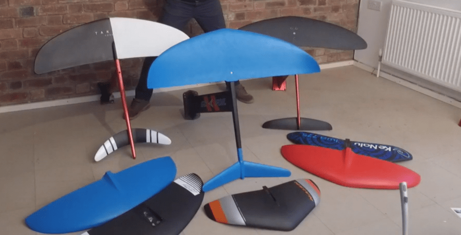 Varios tipos de hydrofoils