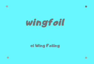 Wing foiling