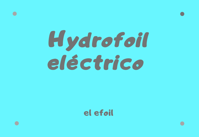 hydrofoil eléctrico