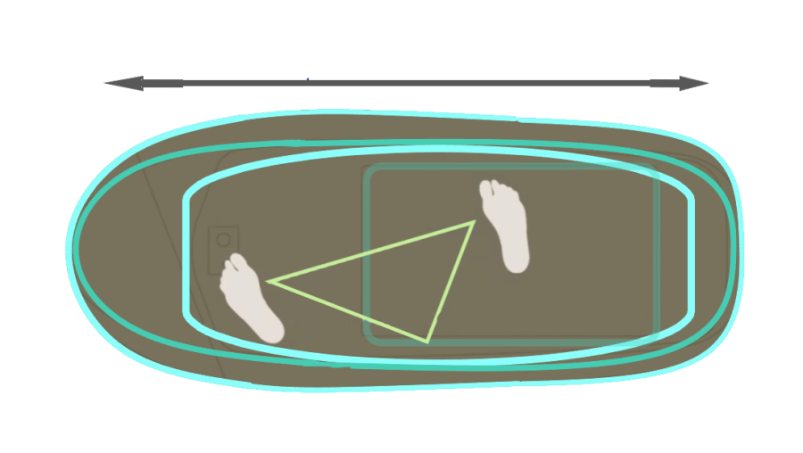 hydrofoil, largo de la tabla